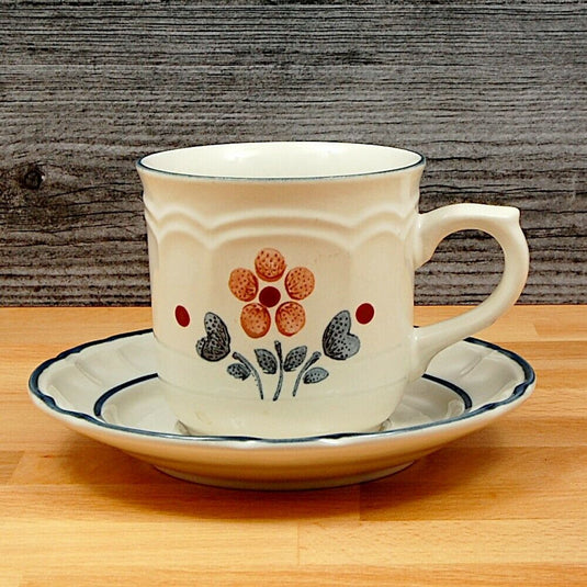 Set of 4 Cups and Saucers Hearthside Cumberland Brambleberry 8 oz" (250 ml)