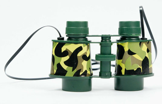 Kids Camouflage Army Camping Toy Dress Up Set and Gift Box Camo Green Ages 4 - 7