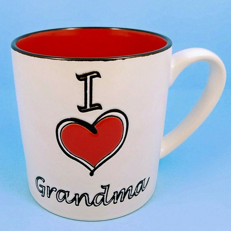 Load image into Gallery viewer, Coffee Mug I Love Grandma Ceramic Beverage Cup 21oz Spectrum Pen Pencil Holder
