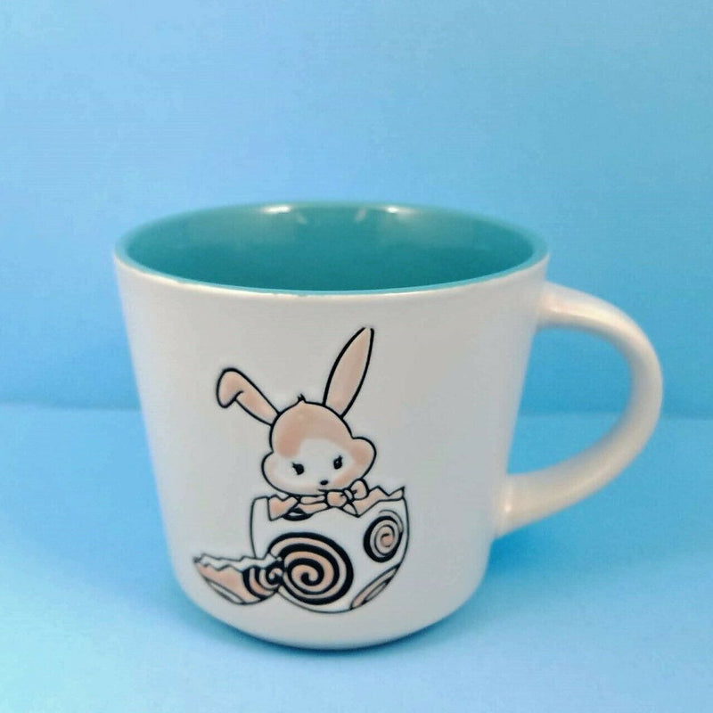 Load image into Gallery viewer, Coffee Mug Cup Your Choice of Color Spring Bunny by Blue Sky Spectrum 14oz
