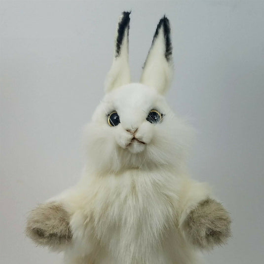 Rabbit Full Body Hand Puppet Doll Hansa Real Looking Plush Animal Learning Toy
