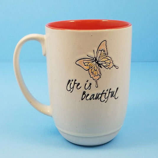 Butterfly Breeze Series Coffee Mug Cup Blue Sky Spectrum 16oz Your Choice Saying