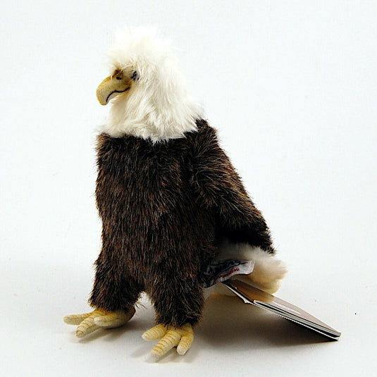 Eagle Perched 9'' by Hansa True to Life Look Soft Plush Animal Learning Toys
