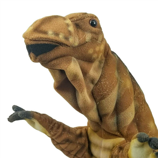 Muttaburasaurus Dinosaur Hand Puppet Hansa Realistic Look Plush Learning Toys