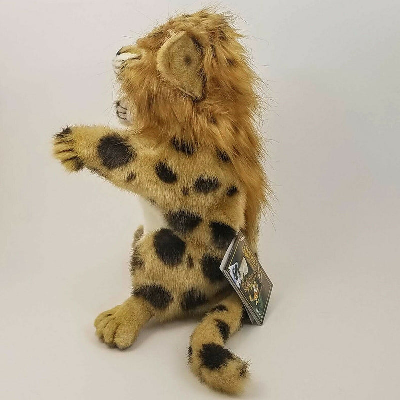 Load image into Gallery viewer, Cheetah Full Body Hand Puppet Doll Hansa Real Looking Plush Animal Learning Toy
