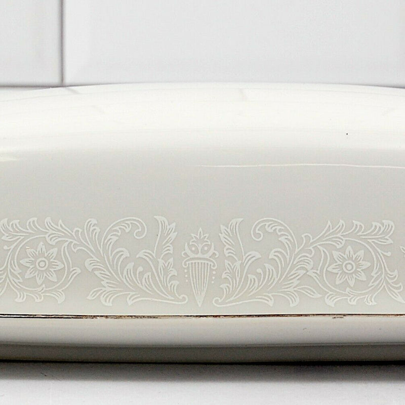 Load image into Gallery viewer, Crown Victoria Lovelace Collection Japan 1/4 lb Covered Butter Dish
