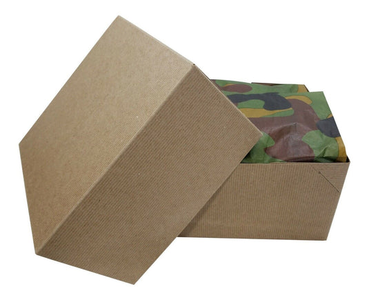 Kids Camouflage Army Camping Toy Dress Up Set and Gift Box Camo Green Ages 4 - 7