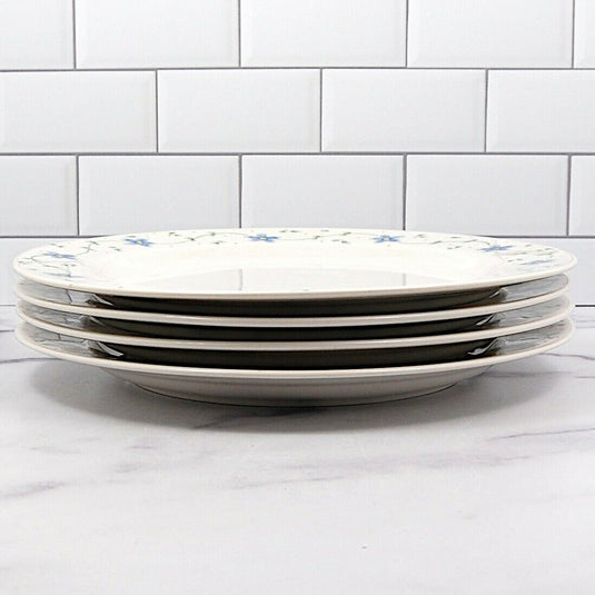 Pfaltzgraff Melissa Set of 4 Dinnerware Dinner Plates 10” 27cm Floral Tableware