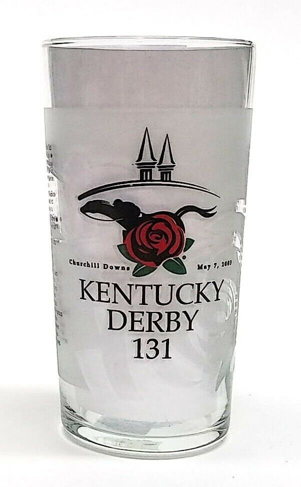 Load image into Gallery viewer, Kentucky Derby 2005 131th Mint Julep Beverage Glass Winner was Giacomo
