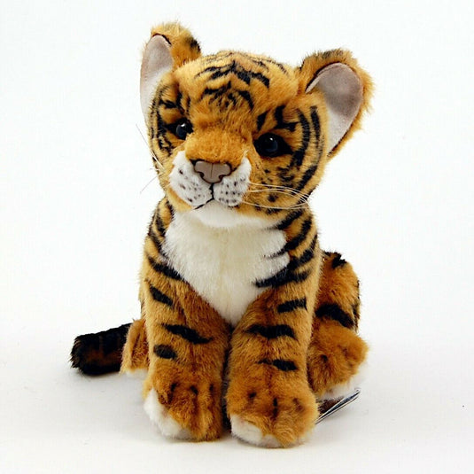 Tiger Cub 6.5" by Hansa True to Life Look Soft Plush Animal Learning Toys