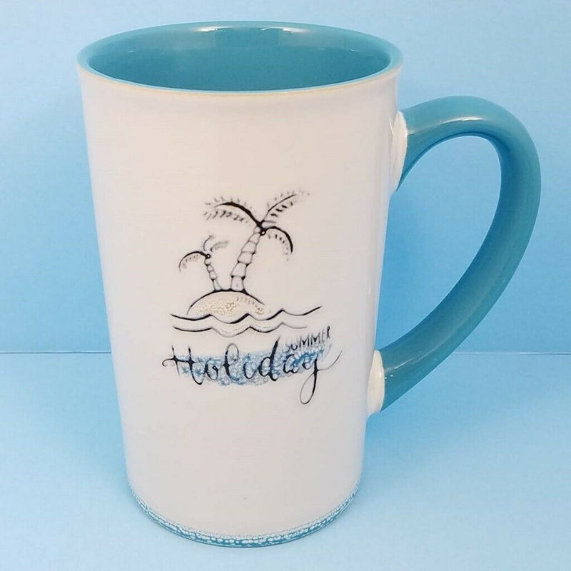 Load image into Gallery viewer, Coffee Mug Summer Time Fun Cup Pen Holder by Blue Sky Spectrum 18oz Your Choice
