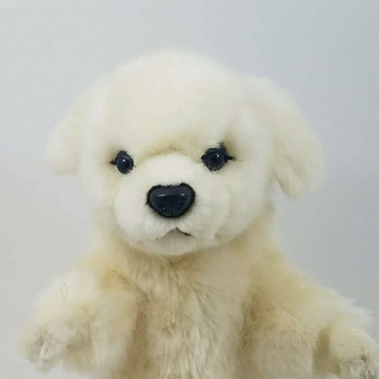 Maremma Dog Hand Puppet Full Body Doll by Hansa Real Looking Plush Learning Toy