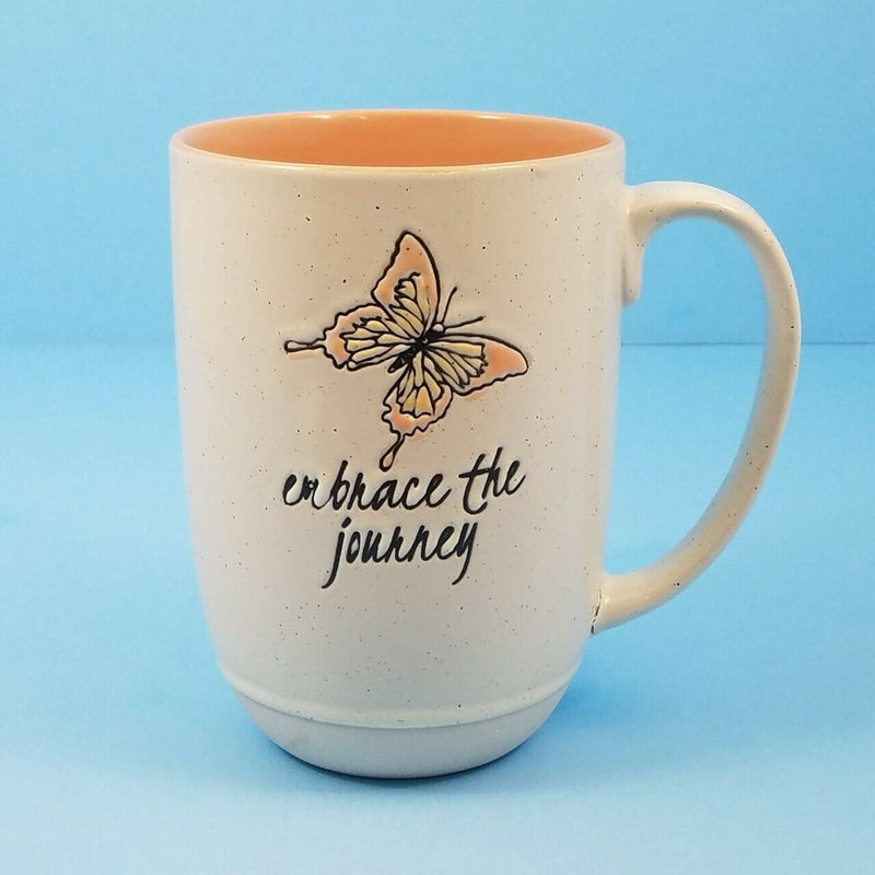 Load image into Gallery viewer, Butterfly Breeze Series Coffee Mug Cup Blue Sky Spectrum 16oz Your Choice Saying
