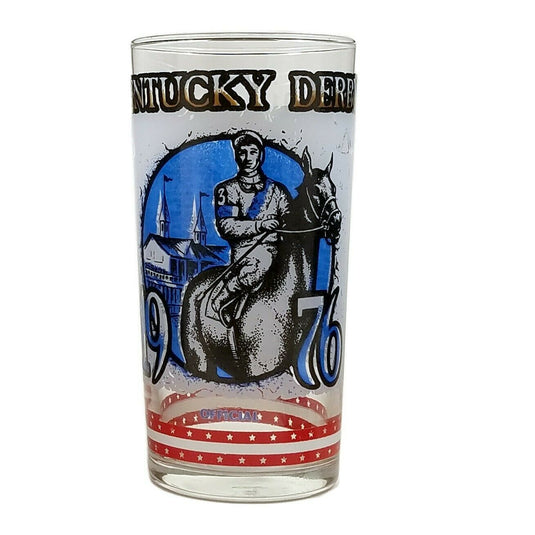 1976 Kentucky Derby 102 Mint Julep Beverage Glass, Winner Was Bold Forbes