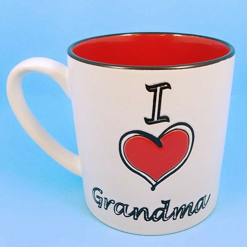 Load image into Gallery viewer, Coffee Mug I Love Grandma Ceramic Beverage Cup 21oz Spectrum Pen Pencil Holder
