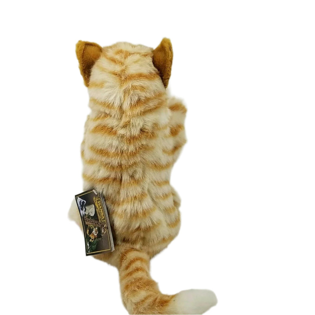 Ginger Cat Full Body Hand Puppet Plush Learning Toy