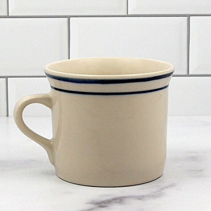 Load image into Gallery viewer, Brickoven Scandia Blue Stoneware Cup &amp; Saucer Set of 5 Dinnerware Tableware Mug
