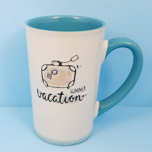 Coffee Mug Summer Time Fun Cup Pen Holder by Blue Sky Spectrum 18oz Your Choice