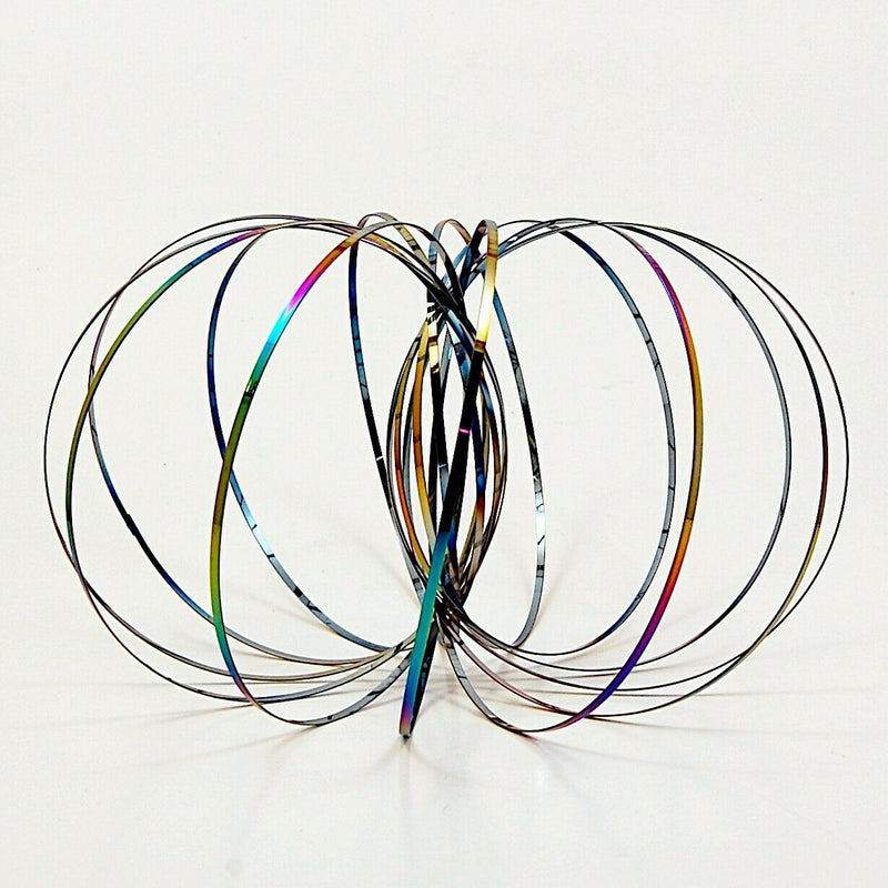 Load image into Gallery viewer, Kinetic Koils Spring Flow Ring Multi Sensory by Flipo Interactive Fun - Rainbow
