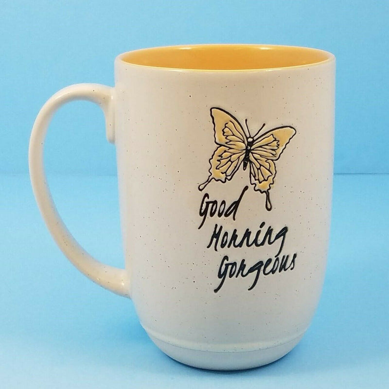 Load image into Gallery viewer, Butterfly Breeze Series Coffee Mug Cup Blue Sky Spectrum 16oz Your Choice Saying
