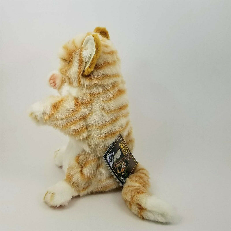 Load image into Gallery viewer, Ginger Cat Hand Puppet Full Body Doll Hansa Realistic Look Animal Learning Toy

