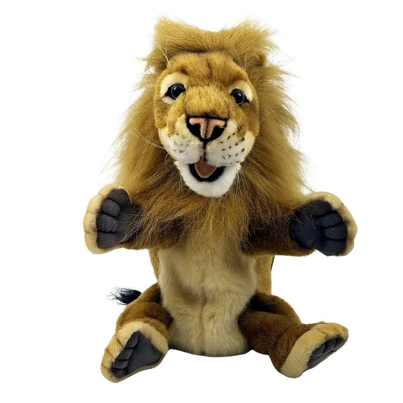 Load image into Gallery viewer, Lion Hansa Hand puppet full
